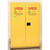 Hazmat Drum Safety Cabinet, Two-Drum Storage (60 Gal. Cap.)(Manual Close)