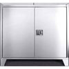 Stainless Steel Cabinet with Paddle Latch Handle - 48"W x 24"D x 37"H
