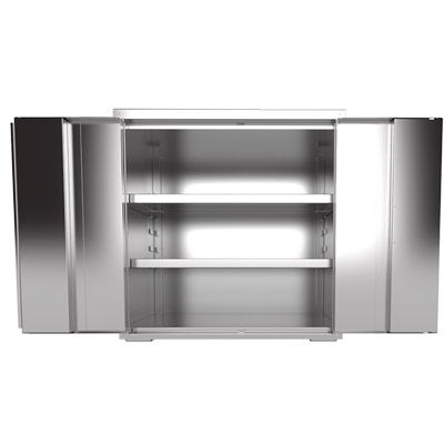 Stainless Steel Cabinet with Paddle Latch Handle - 36"W x 24"D x 37"H