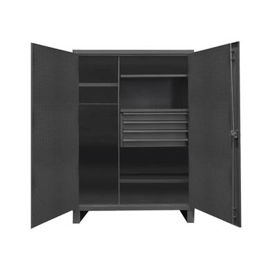 Extra Heavy Duty 12-Gauge Wardrobe Cabinets|2 Shelves and Drawers