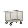 Expanded Metal Box Truck w/ 6' Mold-On Rubber Casters