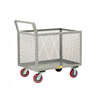 Box Truck with Ergonomic Handle, Expanded Metal SIdes, 41-1/2" Handle Height