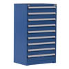 R5AEE-5813, Heavy-Duty Stationary Cabinet with 9 Drawers