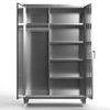 Stainless Steel Uniform Cabinet, 36" Wide