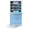 Open Shelving Unit With Lockable Storage, 36" Wide