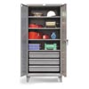 Industrial 36' Wide Cabinet With 3 Lower Drawers