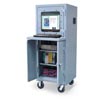 25-CC-242-CA, Mobile Industrial Computer Cabinet With Welded Shelf