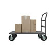 Low Deck Stock Truck with Floor Lock, Lips Down 8' Pneumatic Casters (1,200 lbs. capacity)