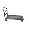 Perforated Platform Truck with 5' Phenolic Casters, Lips Down (2,000 lbs. capacity)