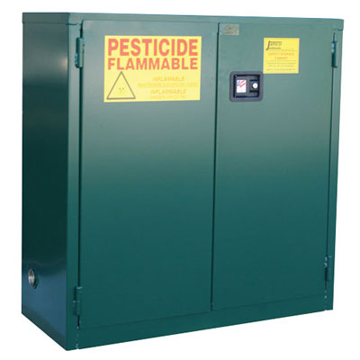 Safety Cabinet for Pesticides, 43" Wide, Manual Close