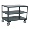 3 Shelf Reinforced Mobile Table, 1,200 lb. Capacity, 24' Wide