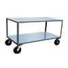 2 Shelf Reinforced Mobile Table, 4,800 lb. Capacity, 24" Wide