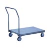 Stainless Steel Platform Truck w/ Removable Handle, Steel Rigs & 5" Urethane Casters, 24" Wide