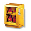 Right Hinged Under Fume Hood Solvent/Flammable Liquid Safety Cabinet - Manual Close, 15 Gal Capacity