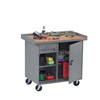 Mobile Workbench w/ 1 Drawer & Cabinet