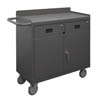 Mobile Bench Cabinet, 2 Drawers & Lockable Compartment - 36' Wide