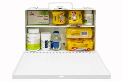 60 Kit Commercial First Aid Box (Empty)