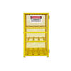 Horizontal Gas Cylinder Cabinet, Capacity of 6 w/ Self Close Door, 30 7/16" Wide