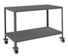 Mobile Heavy Duty Machine Table - 36' high - 2 Shelves