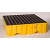 4-Drum Spill Containment Pallet, 13 3/4"H