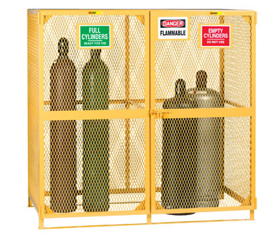 Two Compartment Gas Cylinder Storage Units