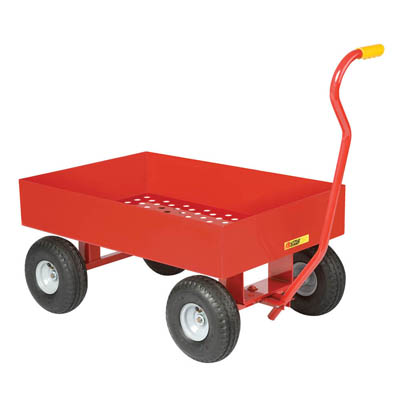 Steel Deck Trucks with 6" Sides, Perforated Steel Deck (1,200 lbs. Capacity)