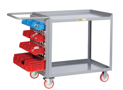 Maintenance Workstation with Pegboard or Louvered Storage