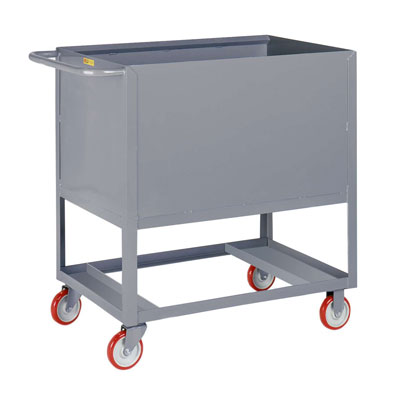 Raised Platform Box Truck w/ Solid Sides & Open Base, 4-Sided Model (1,200 lbs. Capacity)