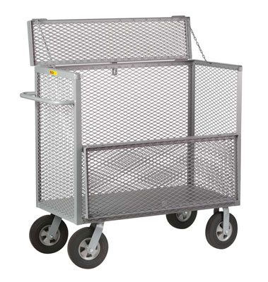 Security Box Truck w/ 10" Solid Rubber Casters