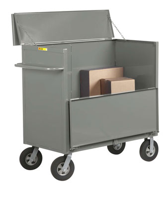 Security Box Truck w/ Solid Sides & 10" Solid Rubber Casters