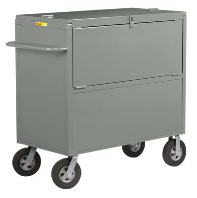 Security Box Truck w/ Solid Sides & 10" Solid Rubber Casters