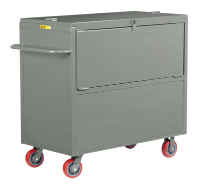 Security Box Truck w/ Solid Sides & 6" Polyurethane Casters