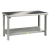 Stainless Steel Top Welded Workbench- Adjustable Height