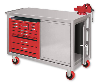 Mobile Cabinet Work Bench