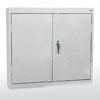 Solid Door Wall Cabinet - 2 Doors, 12" Deep