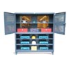 Double-tier ventilated cabinet, 3 drawers, 72'W