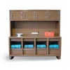 Workbench Storage With 4 Upper Compartments