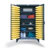 Bin Storage Cabinet With Shelves, 48'W x 24'D x 78'H