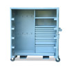 Mobile Cabinet with Door Pockets and Hooks