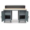 Industrial Shop Desk With Maple Top