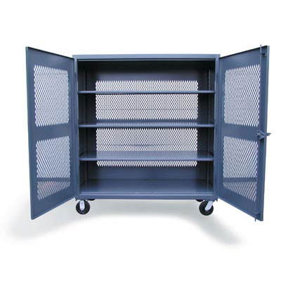  Ventilated Mobile Cabinet, 48"W x 24"D x 672"H