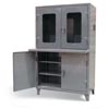 Clear View Computer Cabinet With Welded Shelf