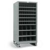 Metal Bin Storage Shelving Unit with 60 Openings
