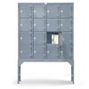 Industrial Locker With 16 Compartments And Key Locks