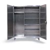 Stainless Steel Wardrobe Cabinet, 60"W